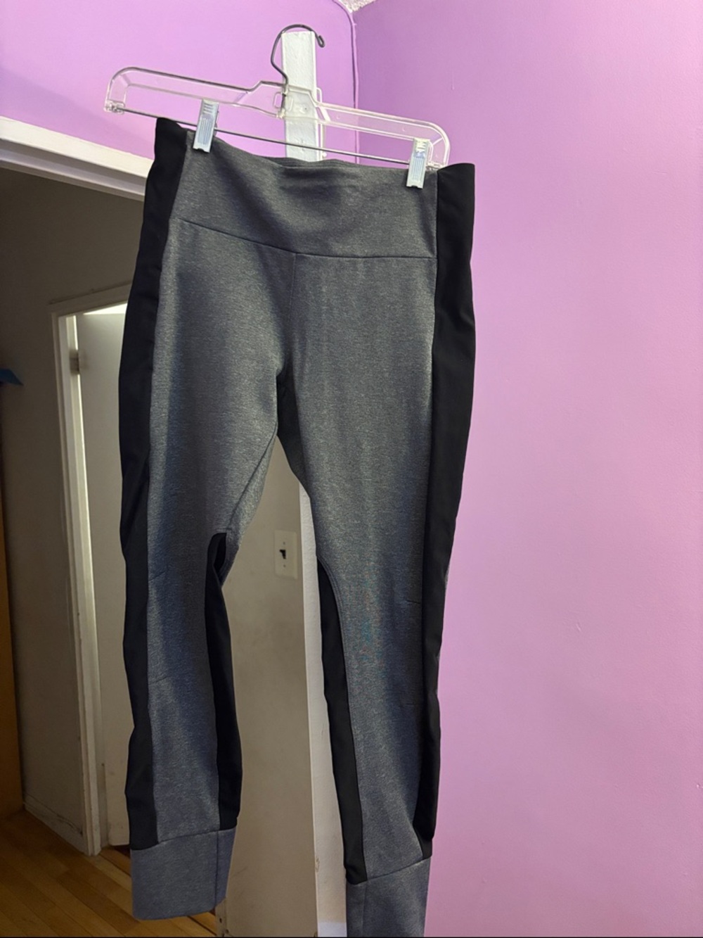 Women’s  Gray and Black Athletic Leggings